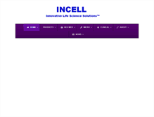 Tablet Screenshot of incell.com